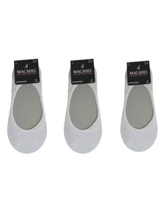 Plain White Secret Socks