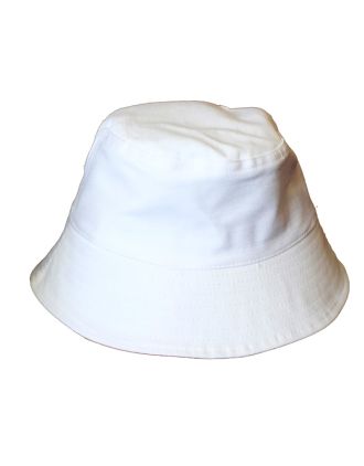 Plain White Bucket Hats