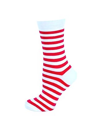 Ladies  Multi-Coloured Thin Striped Assorted Ankle Socks