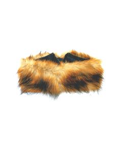 Faux Fur Double Sided Headband With Elasticated Back