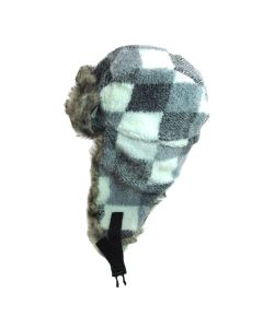 Assorted Checkered Trapper Hat 