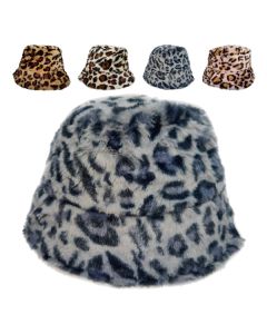 Assorted Leopard Print Bucket Hat