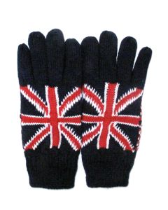 Union Jack Knitted Gloves - GLV-0223