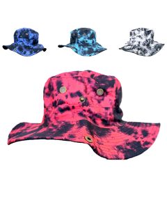 Assorted Colours Spiral Boonie Hats
