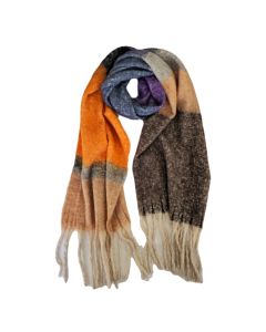 Macahel Autumn Striped Scarves