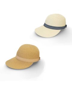 Summer Beach Paper Straw Hat with Visor