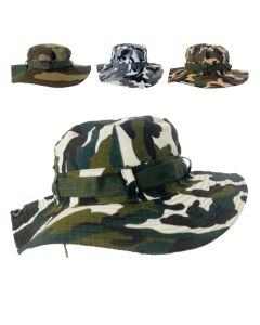 Assorted Camouflage Bucket Hats 