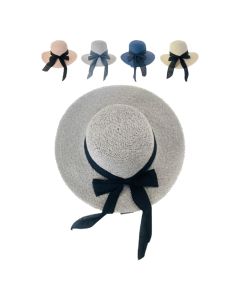 Crushable Summer Floppy Hats with Ribbon