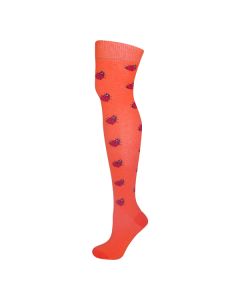 Ladybird Design Orange Over The Knee Socks