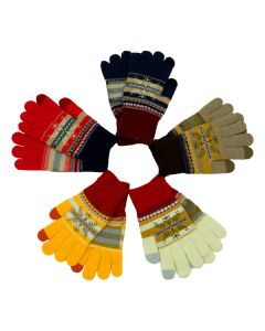 Nordic Snowflake Women's Gloves