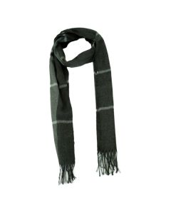 Men's Grey Tartan Design Scarves