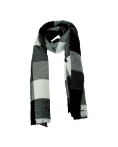 Black and White Design Soft Oversized Scarves