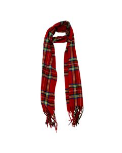 Red Check Design Scarves