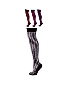 Assorted Dogtooth Design Socks