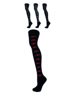Assorted Small Skull Over the Knee Socks