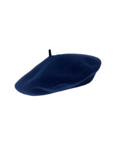 Blue Wool French Beret