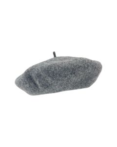 Grey Wool French Beret
