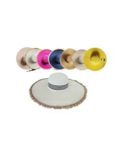 Assorted Colours Fringed Floppy Hat
