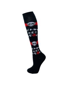 Punks Not Dead Woman Knee High Socks