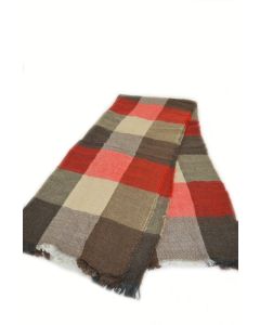 Unisex Wool blend Multi colour check design scarves SC-003