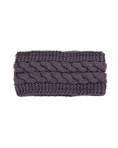 Mauve Kable Knitted Warmer Headband HB-007-4