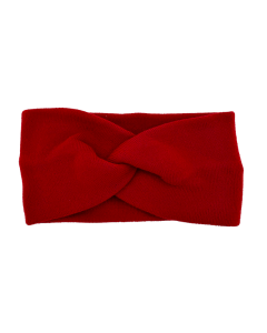 Red Knitted Headband Bow Style - H-0001-5