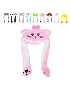 Macahel Assorted Animal Ear Moving Jumping Hats