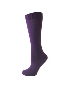 Men's Plain Purple Ankle Socks
