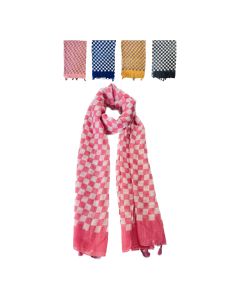 Checked Design Scarf