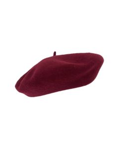 Burgundy Wool French Beret