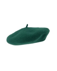 Green Wool French Beret