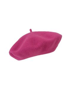 Fuchsia Wool French Beret