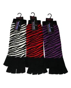 Zebra Design Assorted Long Gloves