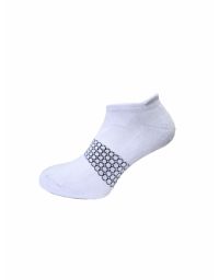Men's White Towelling Cushioned Sports Trainer Socks